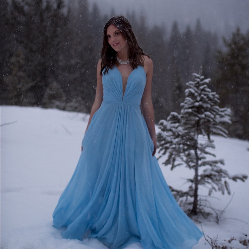 Blue Prom Dress